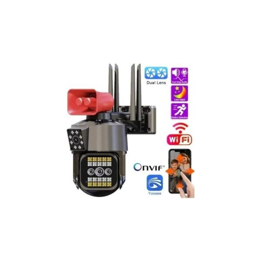 Smith Blm-36 Siyah Ip Kamera 2 Mp Sabit 2 Mp Siren Hareketli Sensör Dış Ortam Speed Dome Akıllı Ip Kamera Güvenlik Kameraları Fiyatı