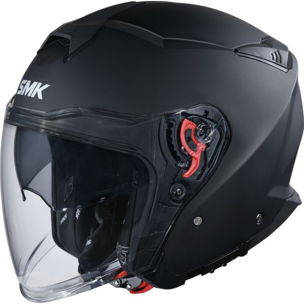 Smk Gtj Blank Mat Siyah Açık Kask - Çift Renk - M Motorsiklet Kaskları Fiyatı