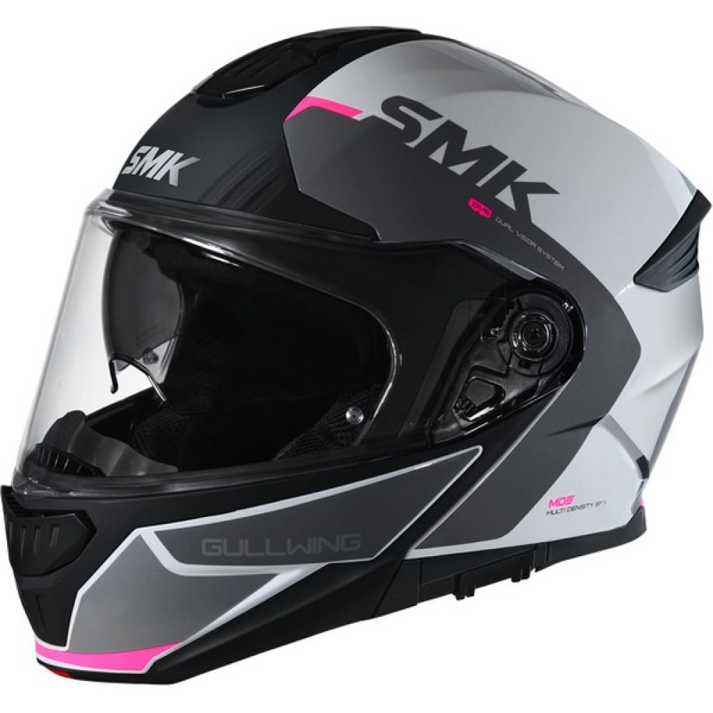 Smk Gullwing Kresto Çene Açılır Kask - 3XL - Siyah Motorsiklet Kaskları Fiyatı