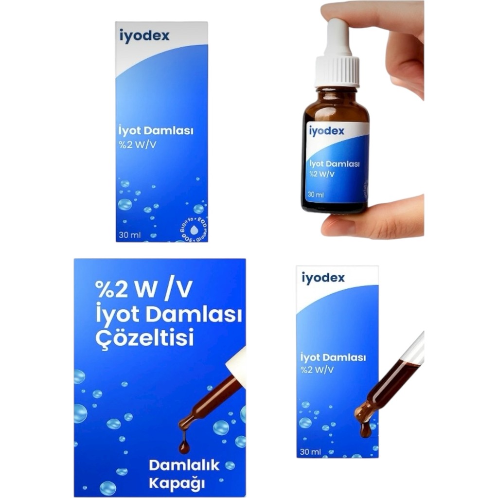 SML Farmafa İyodex İyot & Selenyum Damlası Lugol %2 W/v – 30 ml 600 Damla Şeffaf Renk - Aromasız Diğer Fiyatı