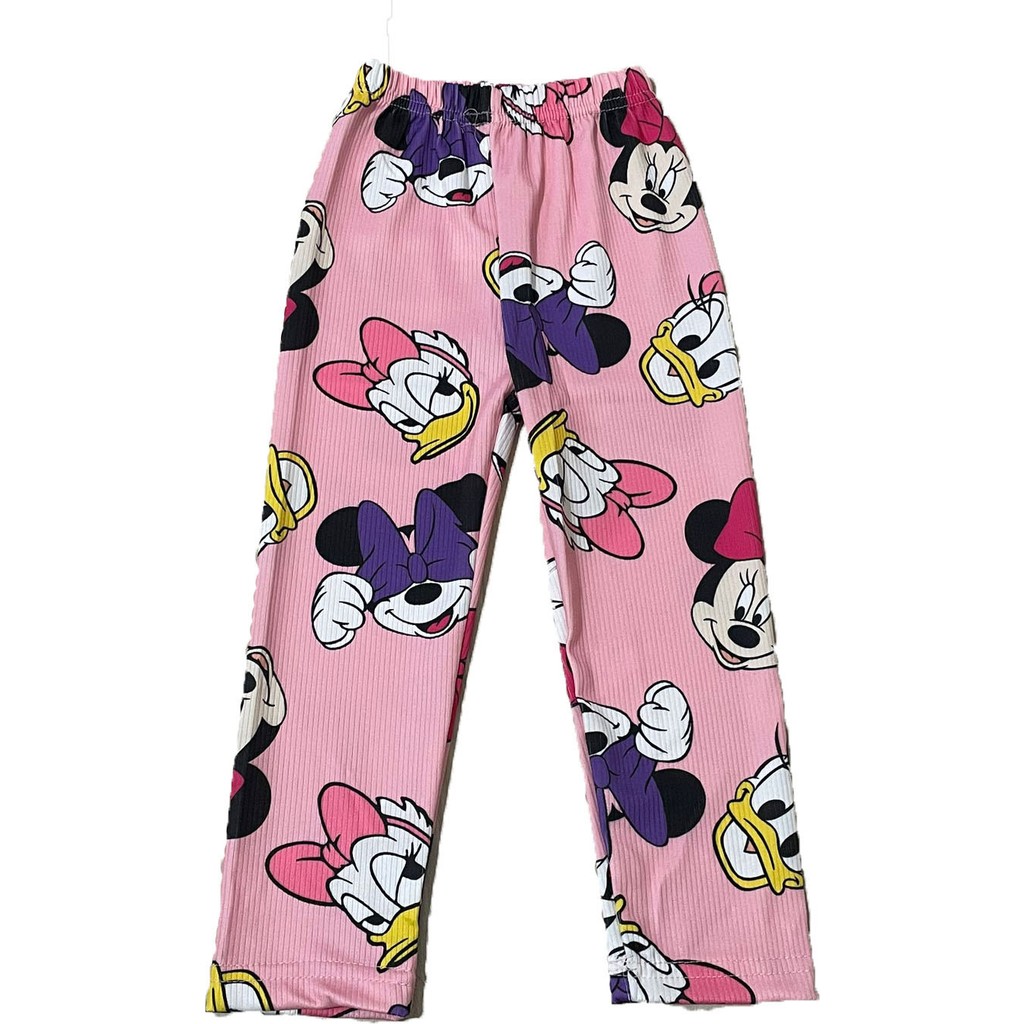 Sml Tekstil Minnie Baskılı Pembe Kız Çocuk Yazlık Tayt Diğer Fiyatı