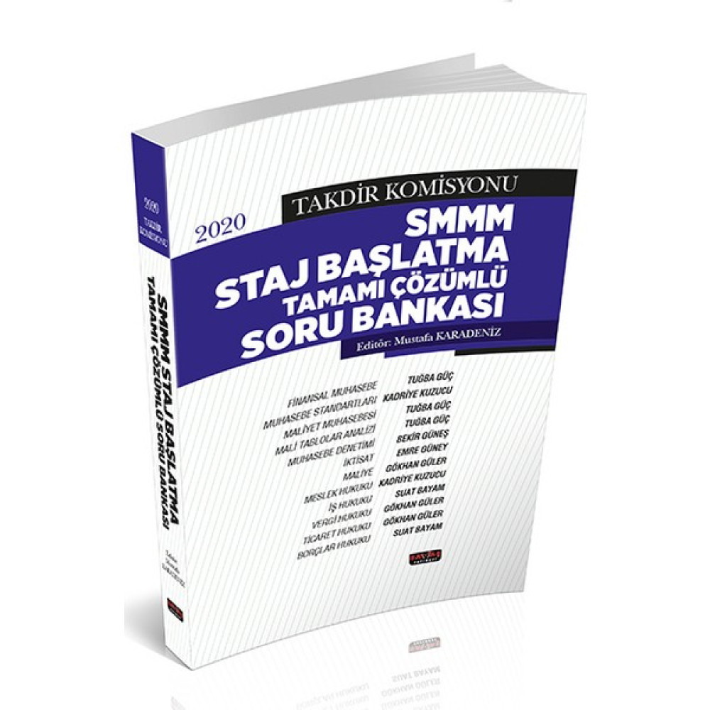 SMMM Staj Başlatma Tamamı Çözümlü Soru Bankası Ders Sınav Kitapları Fiyatı