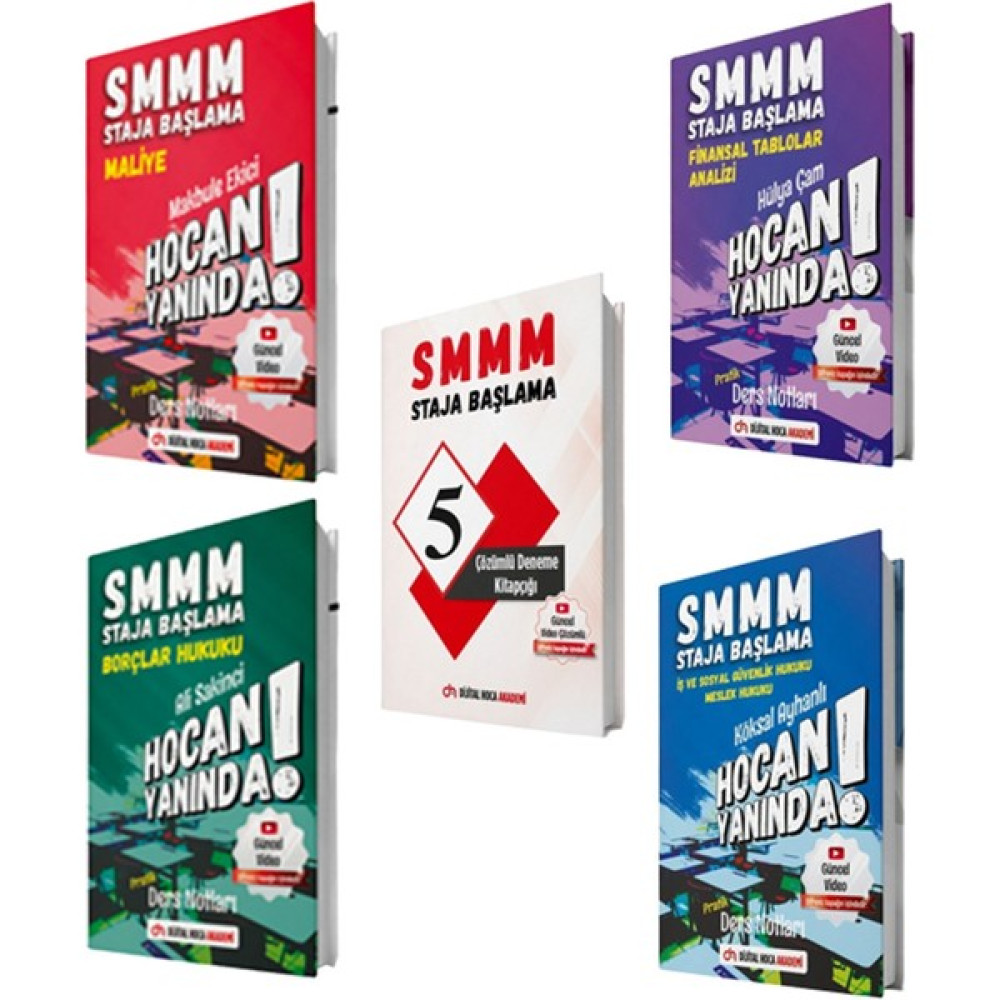 Smmm Staja Başlama Son Viraj Kitap Seti ve 5 Deneme Dijital Hoca Akademi Görevde Yükselme Sınavları Kitapları Fiyatı