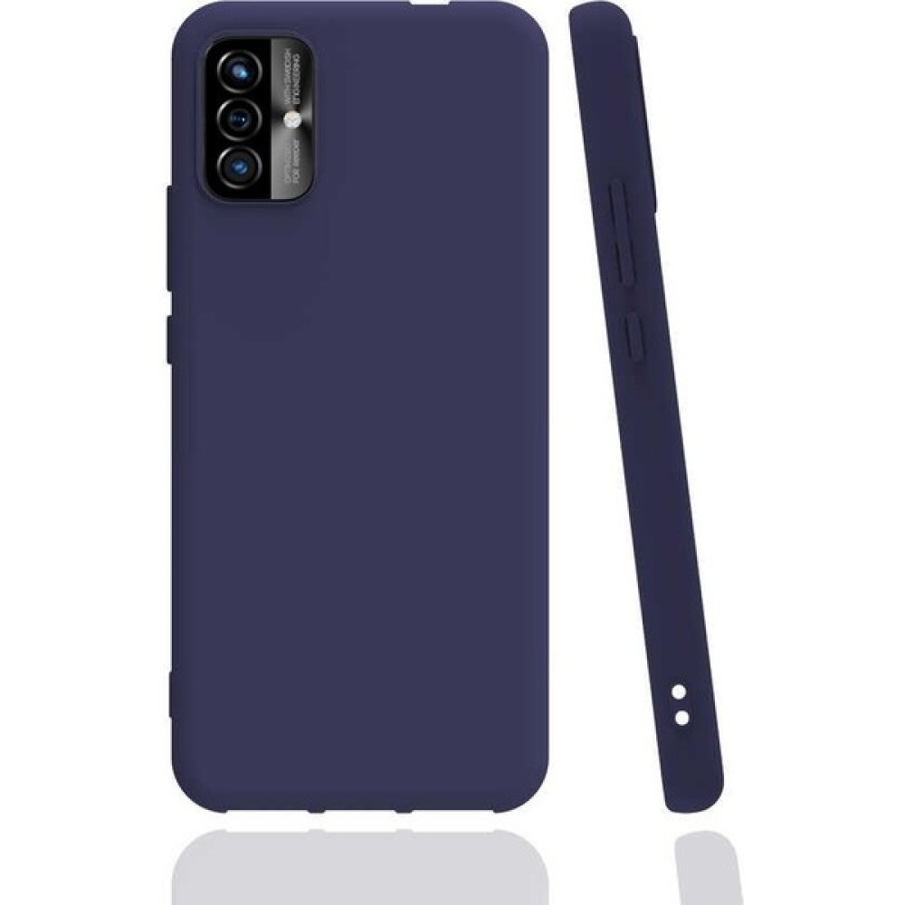 Smody Reeder P13 Blue Max 2022 Kılıf Silikon Soft Premium + Kırılmaz Cam - Lacivert Cep Telefonu Kılıfı Fiyatı