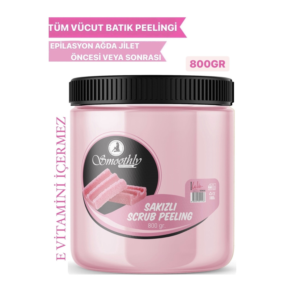 Smoothly Çilek Bacak Peeling Batık Peelingi Sakız 800g E Vitamini Içermez Vücut Bakımı Fiyatı