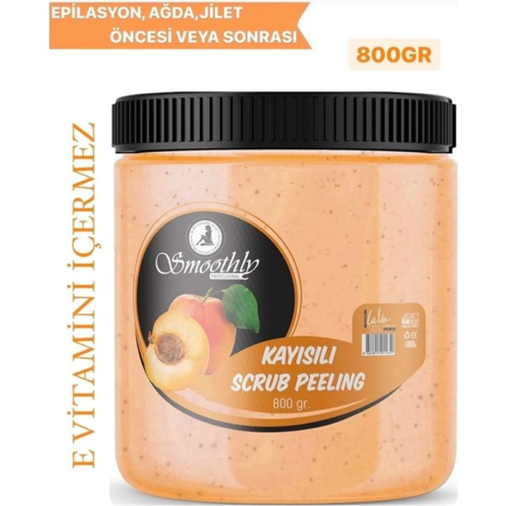 Smoothly Peeling Nemlendirici, Canlandırıcı, El, Ayak ve Vücud Peeling Kayısı Aromalı 800 ml Vücut Bakımı Fiyatı