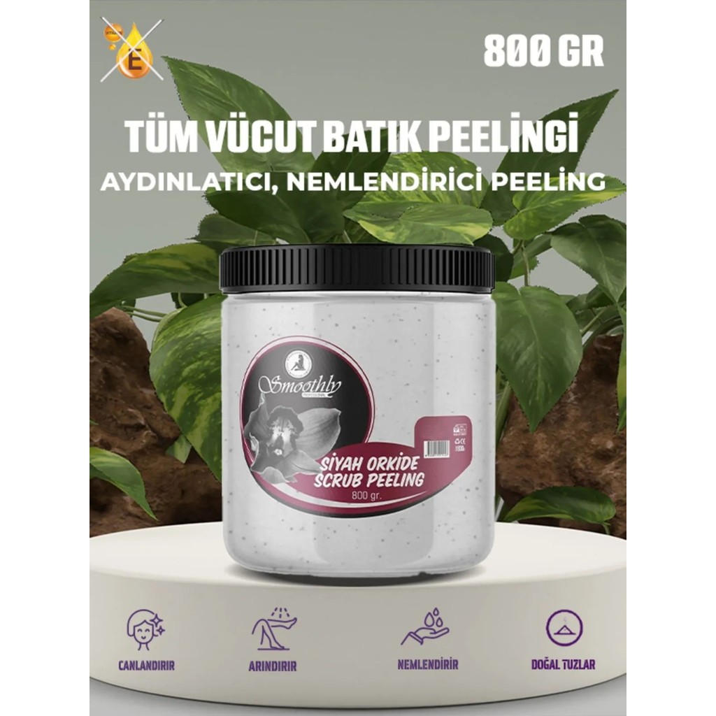 Smoothly Siyah Orkide Özlü Canlandırıcı & Yumuşatıcı El Ayak ve Vücut Bakım Peelingi 800GR Çamaşır Yıkama Fiyatı