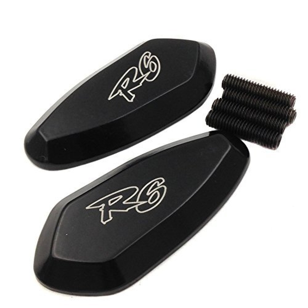 SMT-Mirror Block Off Base Plates Compatible With 1999-2007 R6 Yzf-R6 Yzfr6 Black [B00RNIV1RS]