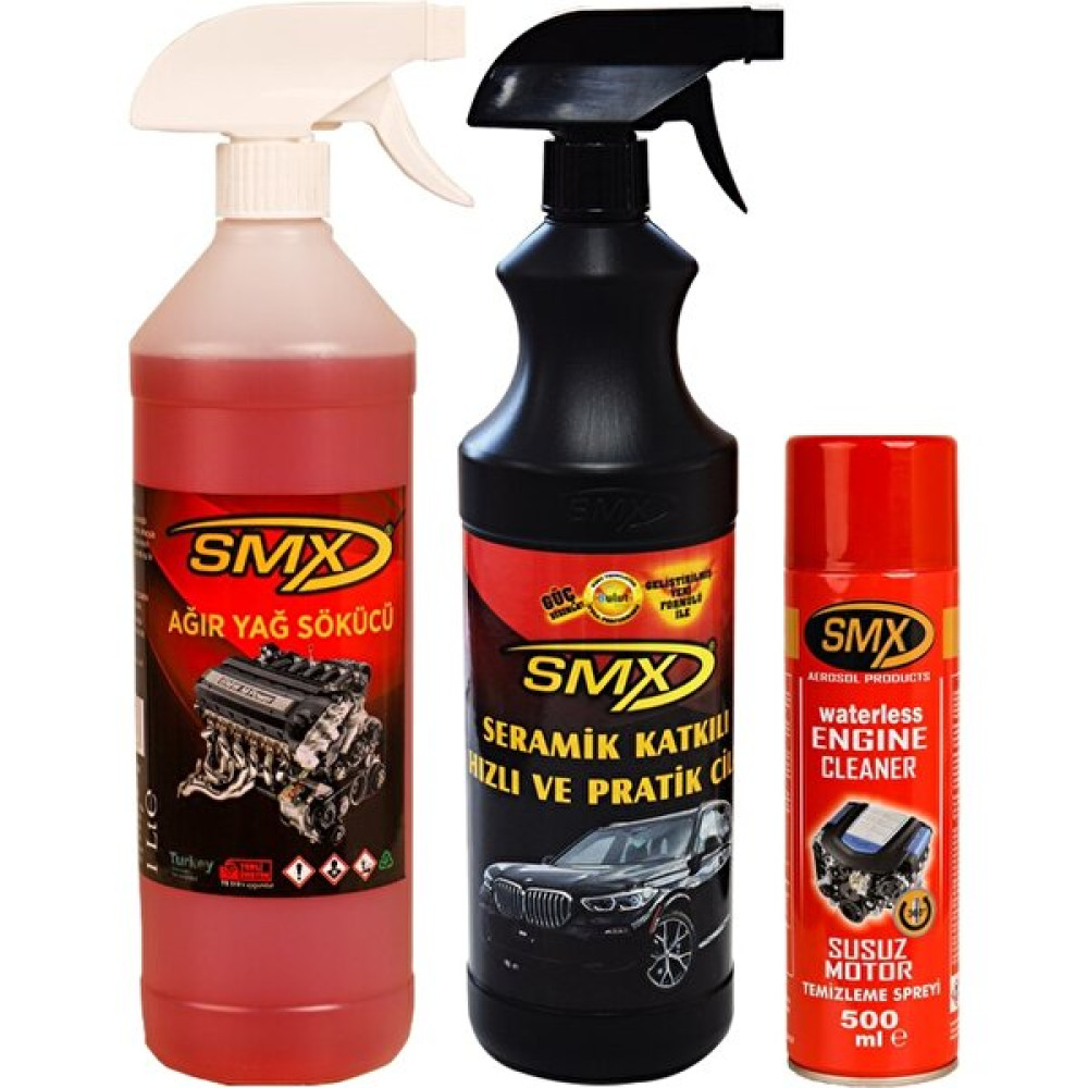 Smx Ağır Yağ Sökücü/ Seramik Katkılı Hızlı ve Pratik Cila/Susuz Motor Temizleme Spreyi Oto Genel Temizlik Fiyatı