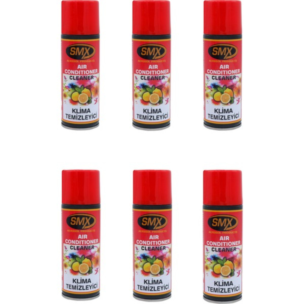 Smx Klima Temizleyici ve Koku Giderici / Atom 200 ml 6 Adet Oto Genel Temizlik Fiyatı