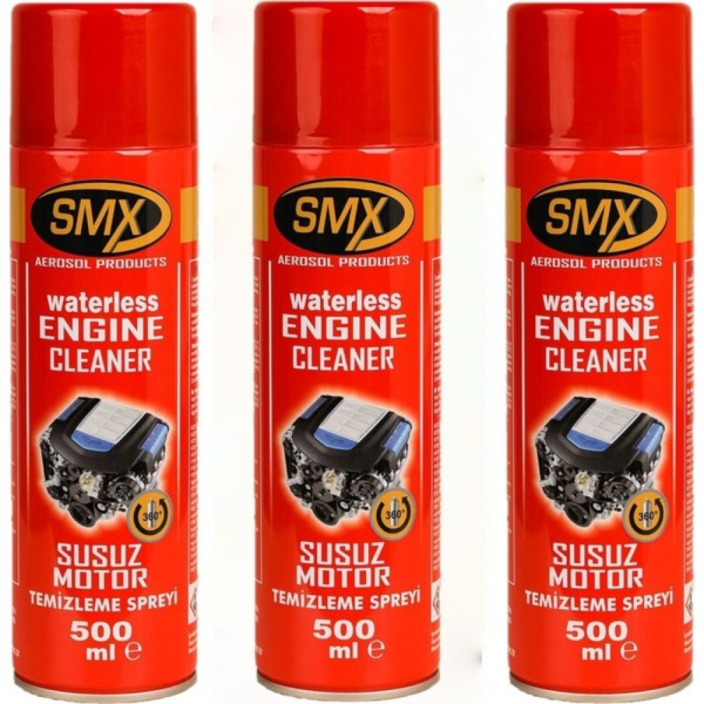 Smx Susuz Motor Temizleme Spreyi 3 Adet Oto Yıkama Ürünleri Fiyatı