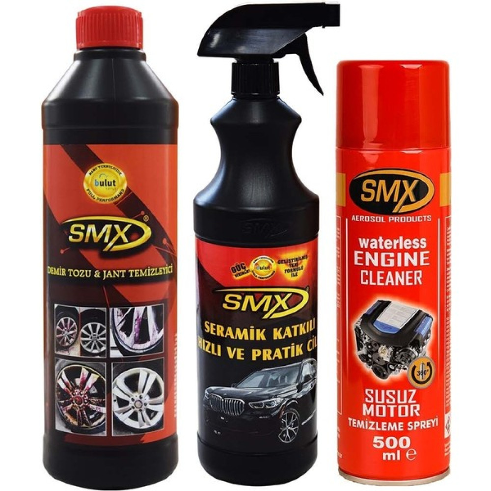 Smx Susuz Motor Temizleme Spreyi / Demir Tozu / Jant Temizleyici / Seramik Cila / Hızlı Cila / Pratik Cila Oto Genel Temizlik Fiyatı