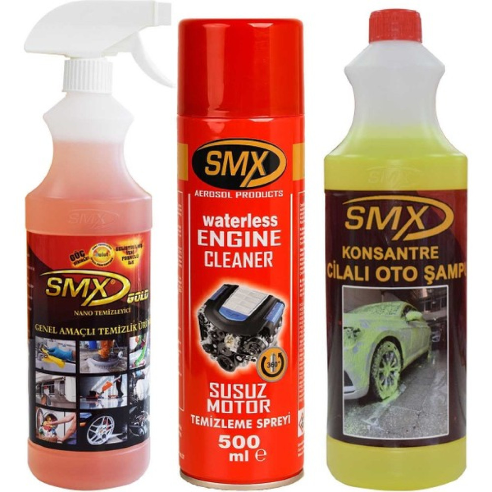 Smx Susuz Motor Temizleme Spreyi / Genel Amaçlı Temizleyici/ Cilalı Oto Şampuanı Oto Genel Temizlik Fiyatı