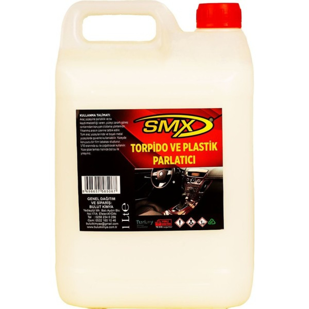 Smx Torpido ve Plastik Aksam Temizlik Bakım Parlatıcı 5 Lt. Torpido Bakımı Fiyatı