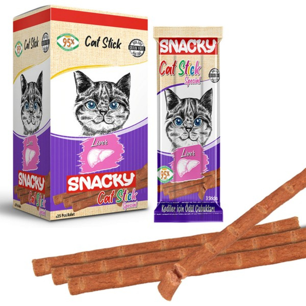 Snacky Kedi Stick Ödül Ciğerli 25 Adet Evcil Hayvan Ürünleri Fiyatı
