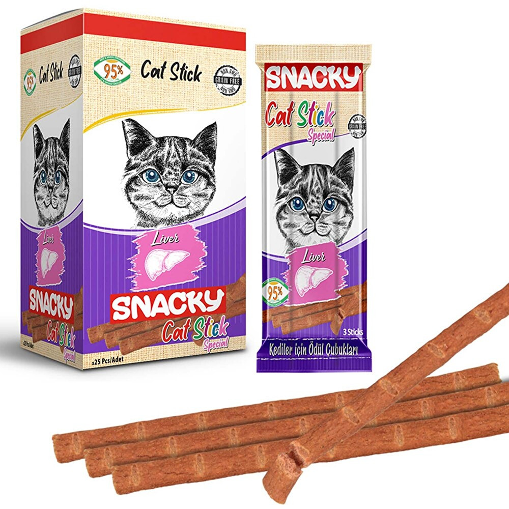 Snacky Kedi Stick Ödül Çubuğu Ciğerli 3*5 g Evcil Hayvan Ürünleri Fiyatı
