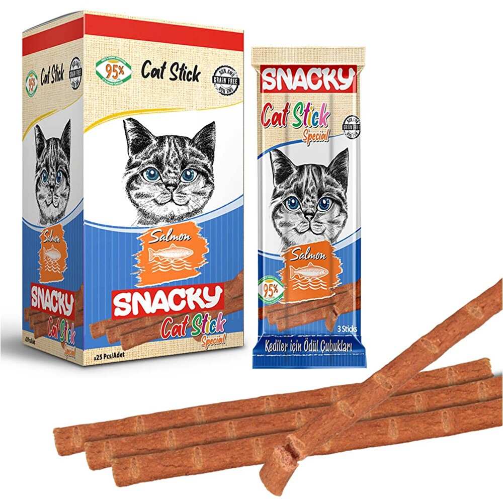 Snacky Kedi Stick Ödül Çubuğu Somonlu 3*5 g Evcil Hayvan Ürünleri Fiyatı