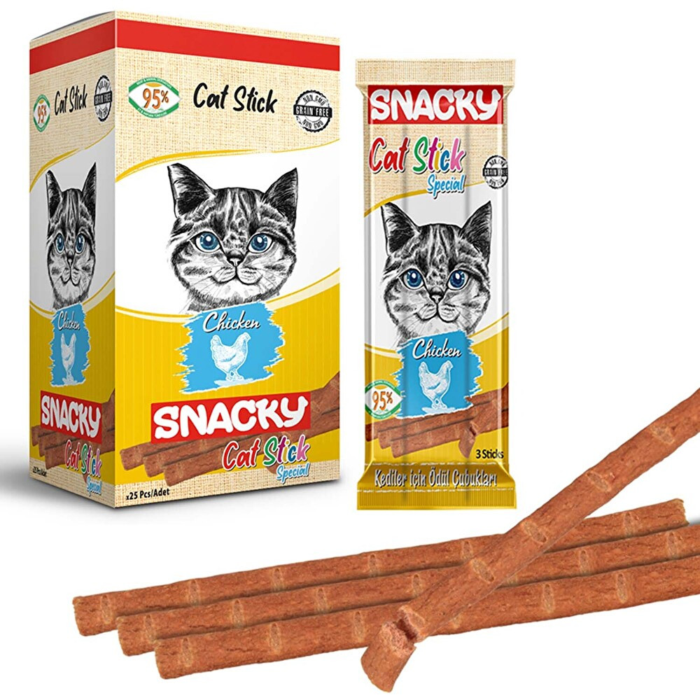 Snacky Kedi Stick Ödül Çubuğu Tavuklu 3*5 g Evcil Hayvan Ürünleri Fiyatı