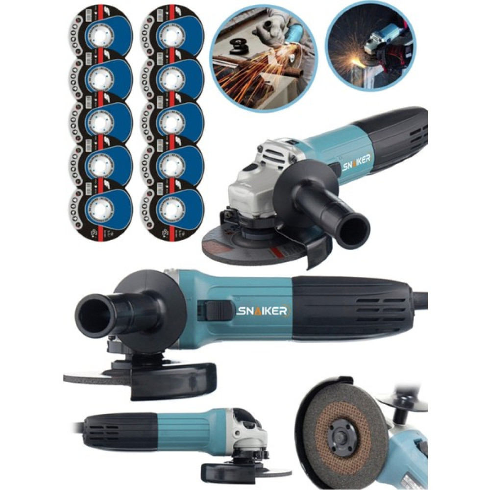 Snaiker Alman 2600 W Bakır Sargılı Sjs Çift Metal Şanzuman Avuç Içi Taşlama Makinasi + 10 Taş Taşlama Makinesi Fiyatı