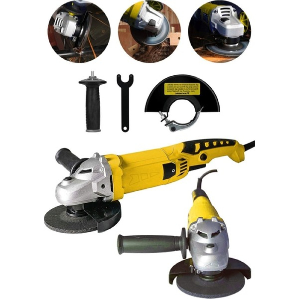 Snaiker Alman Sj 3000w 6 Kademe Devir Ayarlı Çift Metal Dişli Şanzuman Demir Metal Kesme Taşlama Makinesi 125mm Taşlama Makinesi Fiyatı
