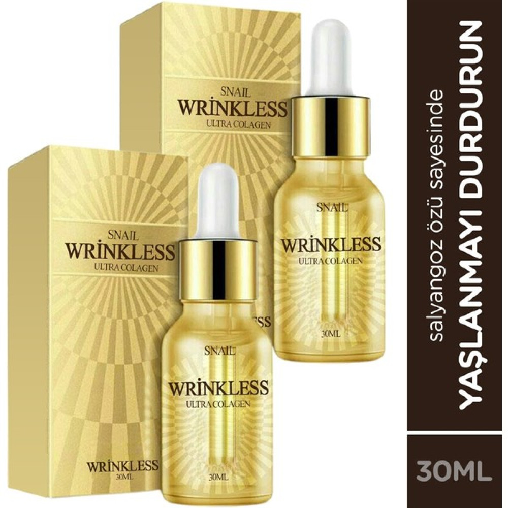 Snail Wrınkless & Ultra Collagen Facial Serum Salyongoz Ozlu Serum Anti-Aging / Yaşlanma Karşıtı Fiyatı