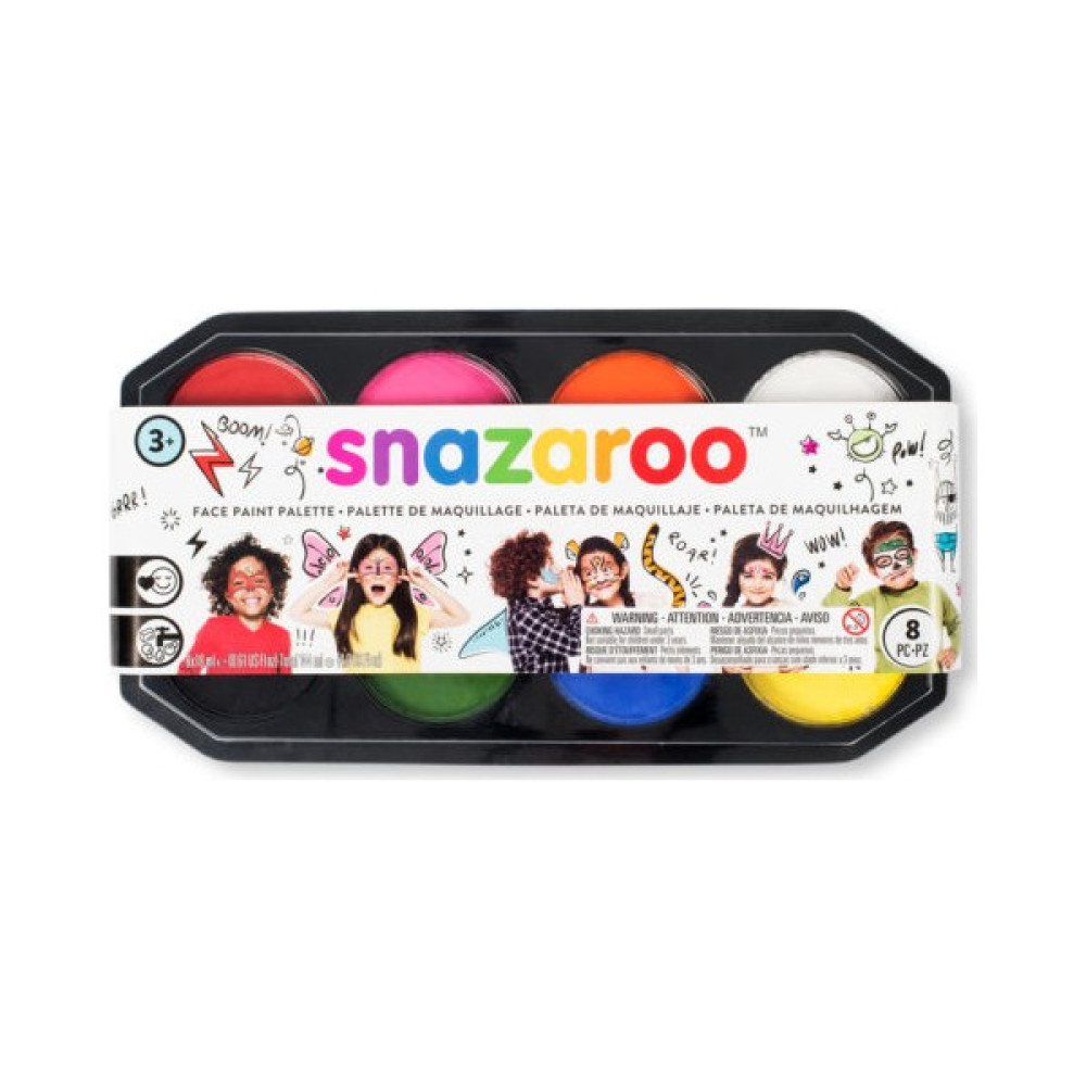 Snazaroo Yüz ve Vucut Boyası Palet Su Bazlı 8'li Yüz & Parmak Boyası Fiyatı