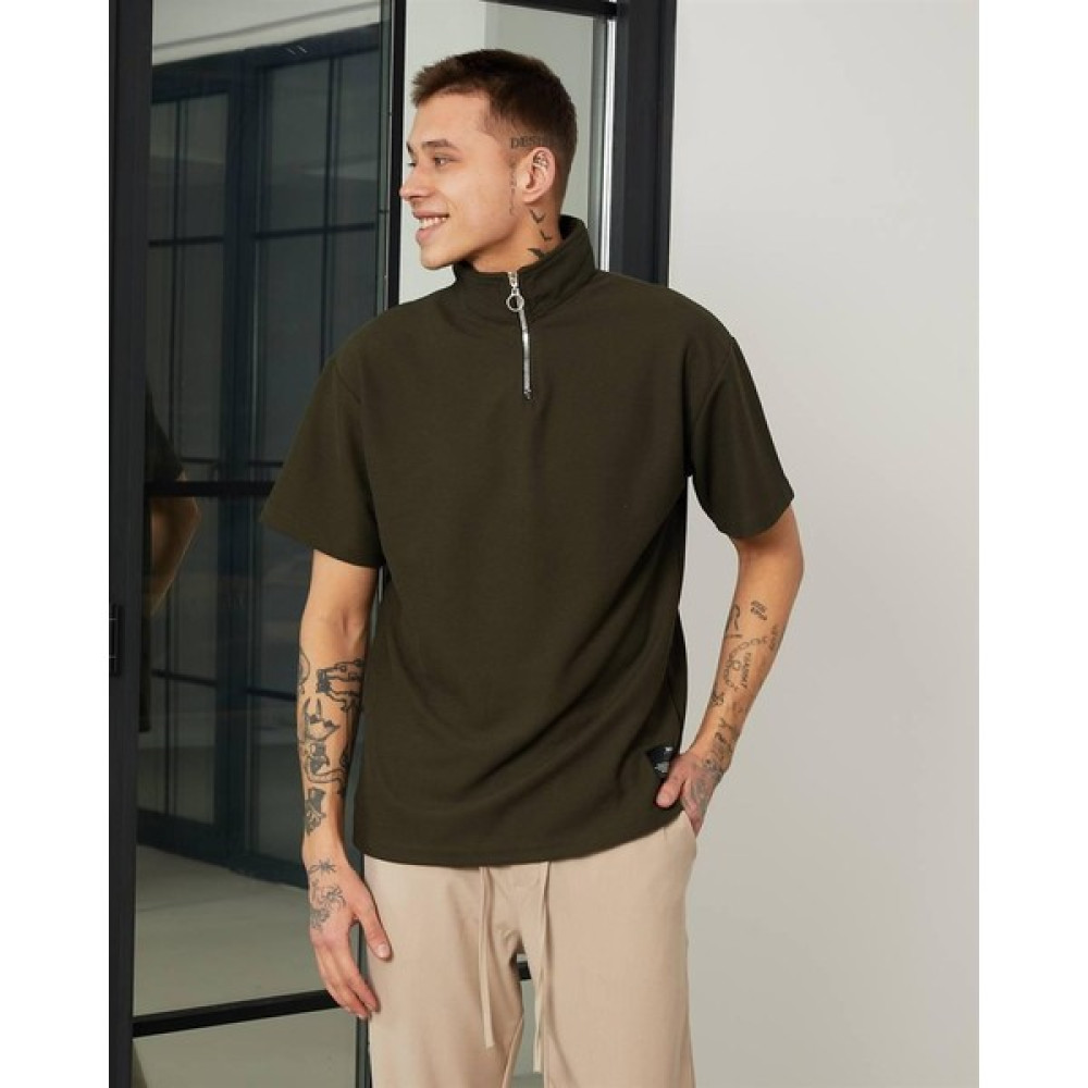 Snazzy Fermuarlı Yakalı Kumaş Özellikli T-Shirt Erkek Mont Fiyatı