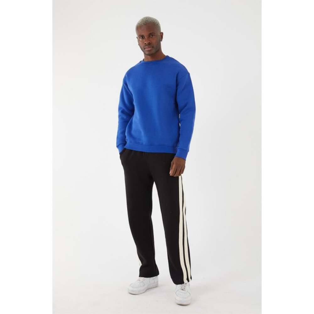 Snazzy Oval Yaka 3 Iplik Şardonlu Sweatshirt Erkek Mont Fiyatı