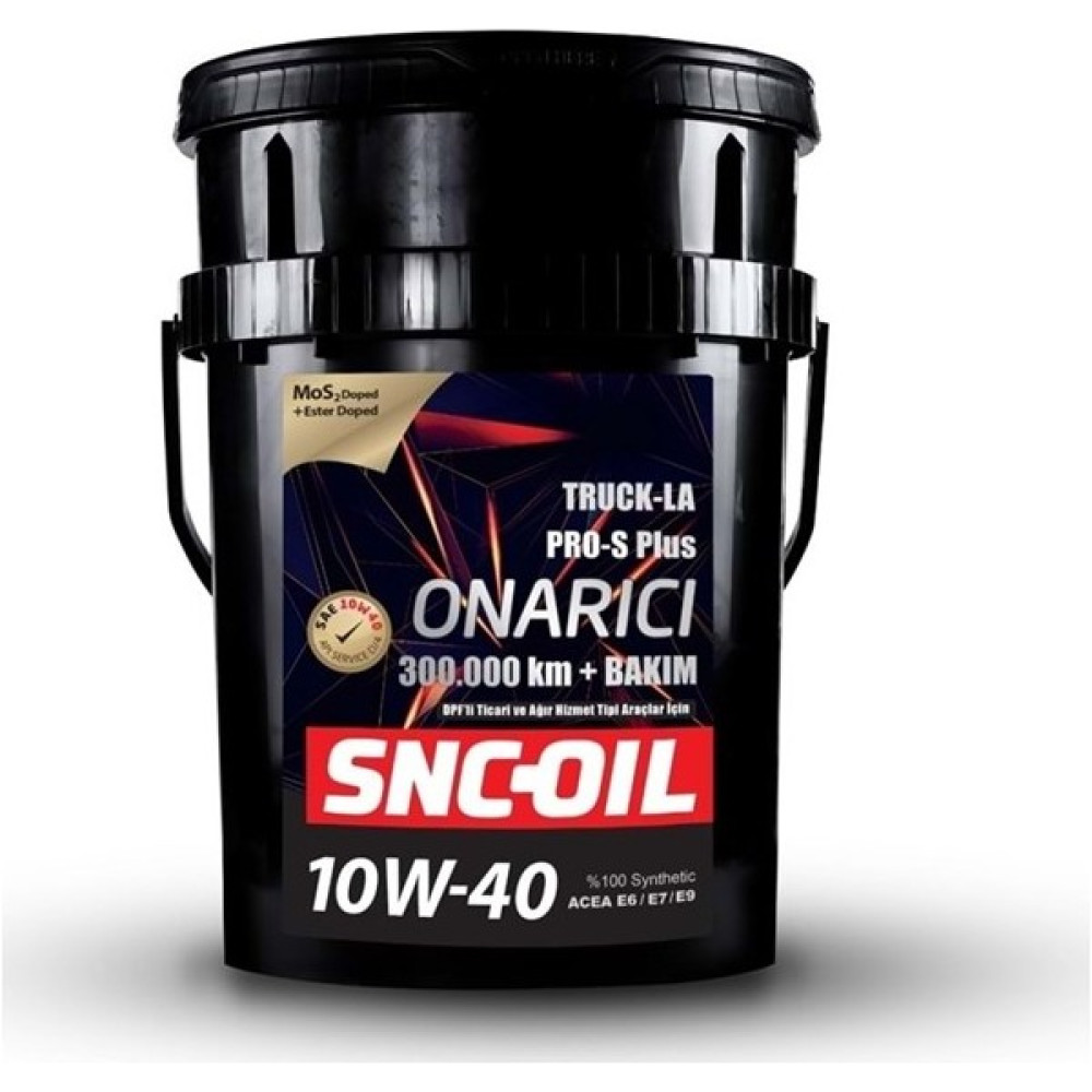Snc Oıl 300.000 Km + Bakım Ağır Ticari Araçlar Pro-S Plus Onarıcı Truck La 10W/40 (20 Litre) Motor Yağı Fiyatı