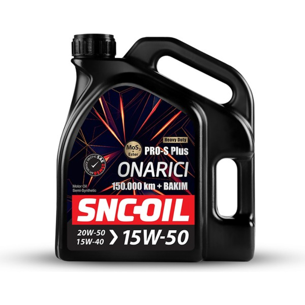 SNC-OIL Heavy Duty Pro-S Plus 15W-50 4 Litre Onarıcı Motor Yağı ( Üretim Yılı: 2022 ) Motor Yağı Fiyatı