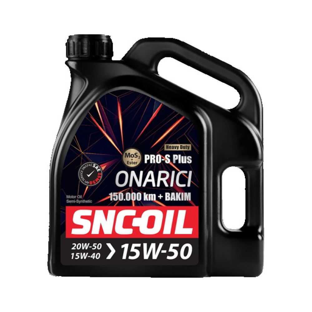 SNC-OIL Heavy Duty Pro-S Plus 15W-50 4 Litre Onarıcı Motor Yağı ( Üretim Yılı: 2023 ) Motor Yağı Fiyatı