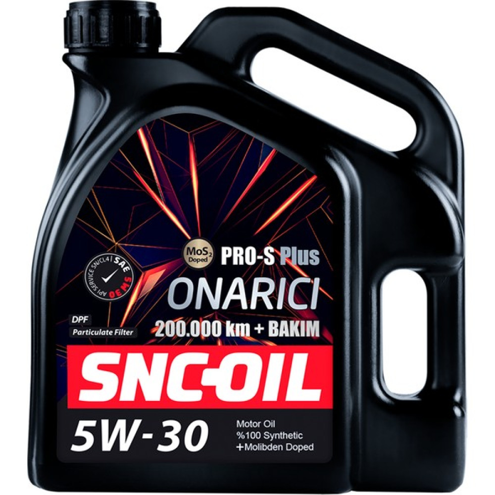 SNC-OIL Pro-S Plus 5W-30 4 Litre Onarıcı Motor Yağı ( Üretim Yılı: 2023 ) Motor Yağı Fiyatı