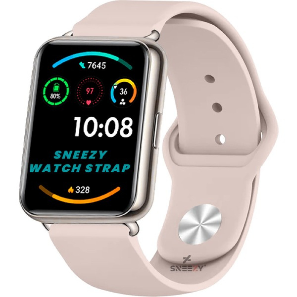Sneezy Huawei Watch Fit 2 Uyumlu Purelux Soft Silikon Kordon - Pudra Giyilebilir Teknoloji Aksesuarları Fiyatı