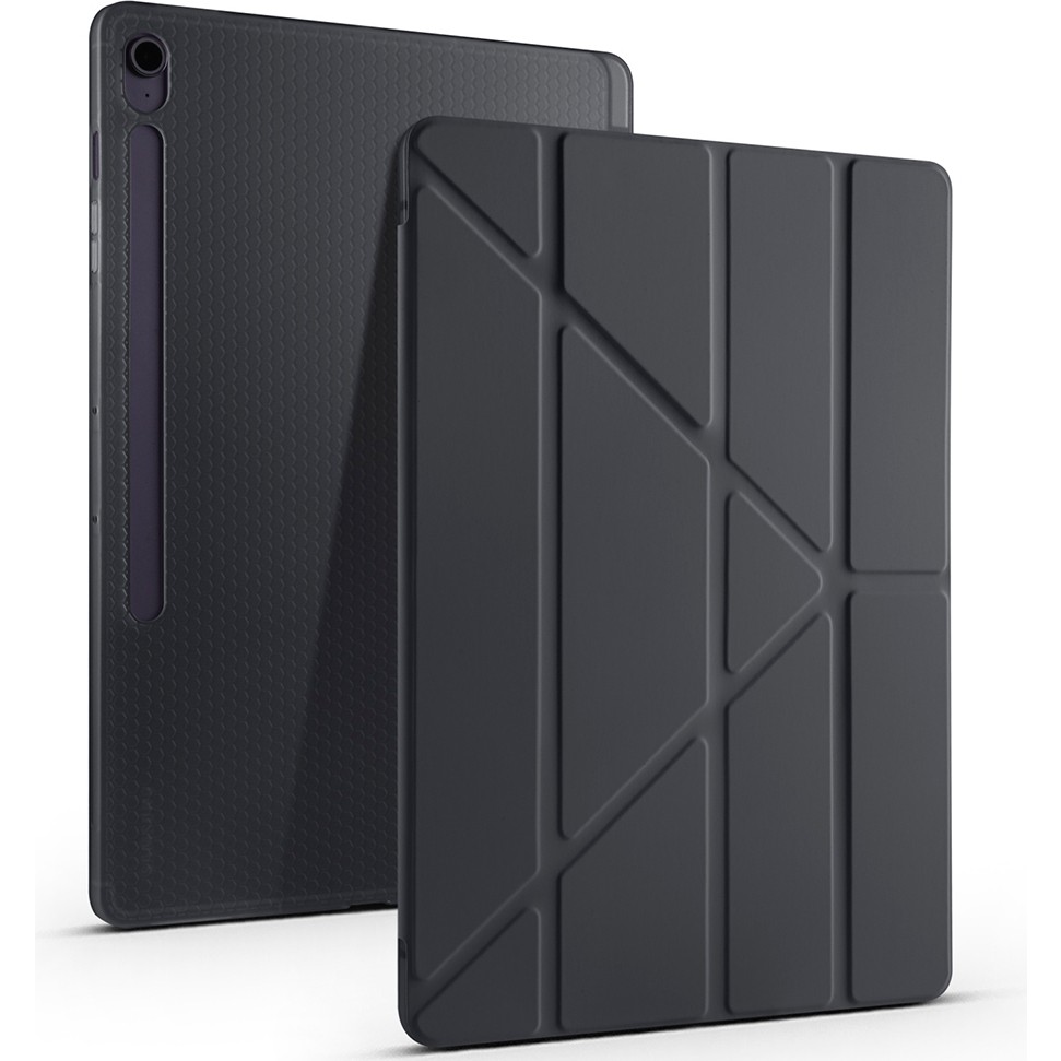 Sneezy Samsung Galaxy Tab S10 Fe Plus SM-X620 13.1 Inç Uyumlu Katlanabilir Kalemlikli Standlı Akıllı Kılıf - Siyah Tablet Kılıfı Fiyatı