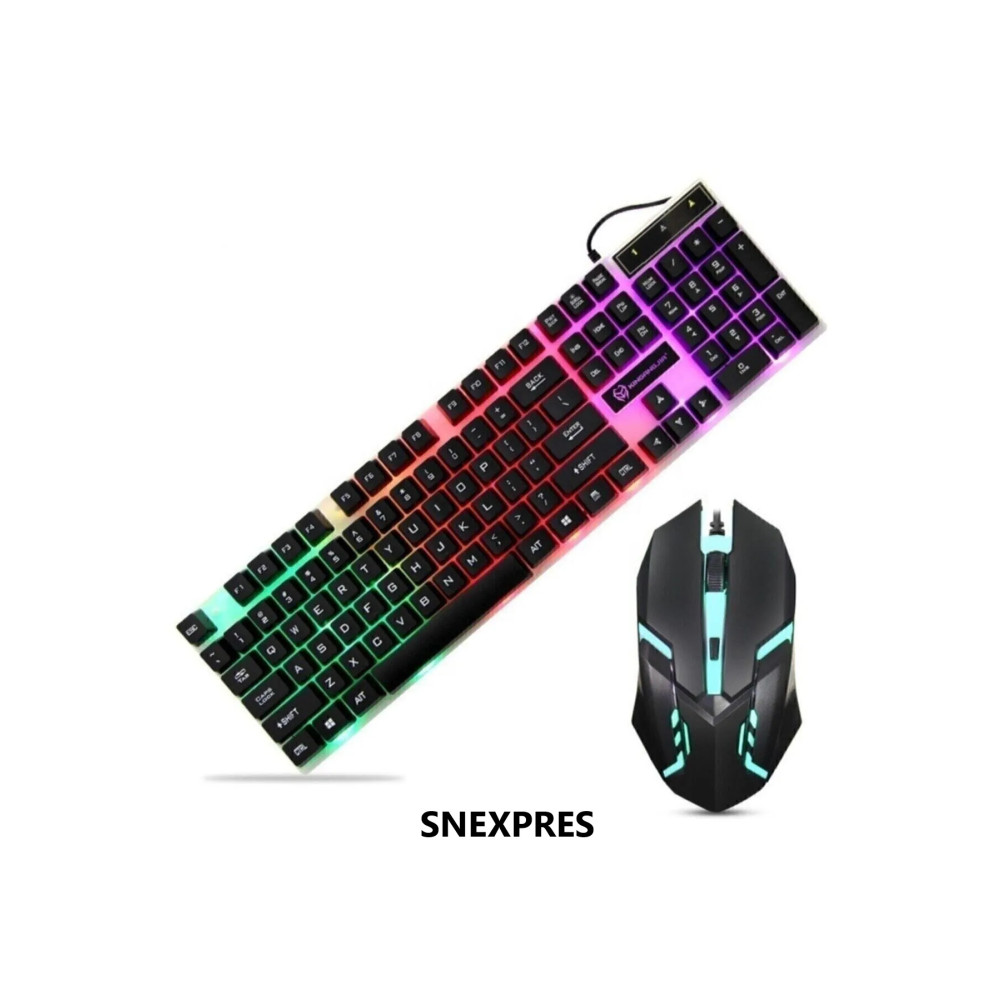 SNEXPRES 2in1 Rgb Işıklı Klavye Mause Işıklı Klavye Mause 2in1 Klavye - Mouse Fiyatı