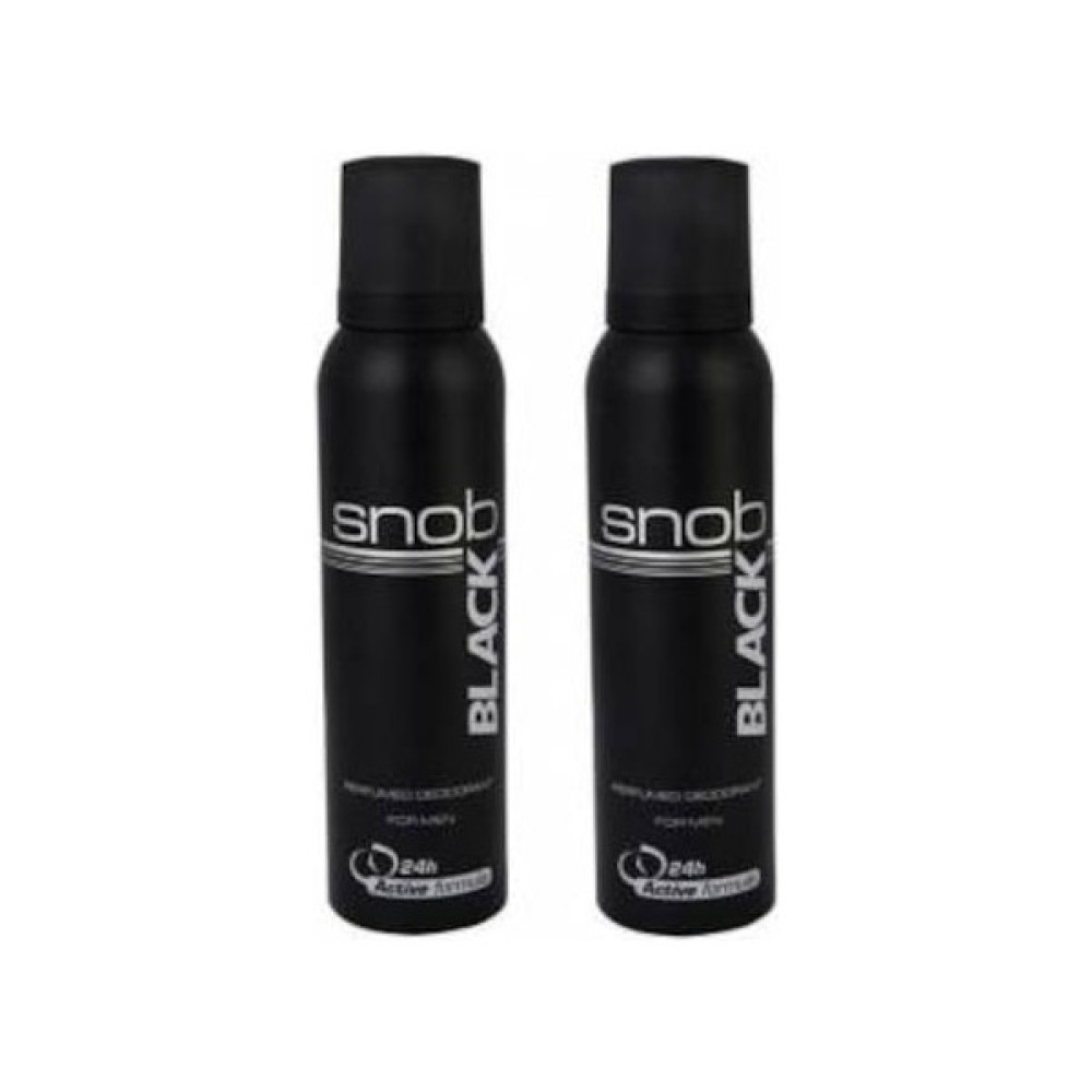 Snob Black Erkek Sprey Deodorant 150 ml x 2 Erkek Parfümleri Fiyatı