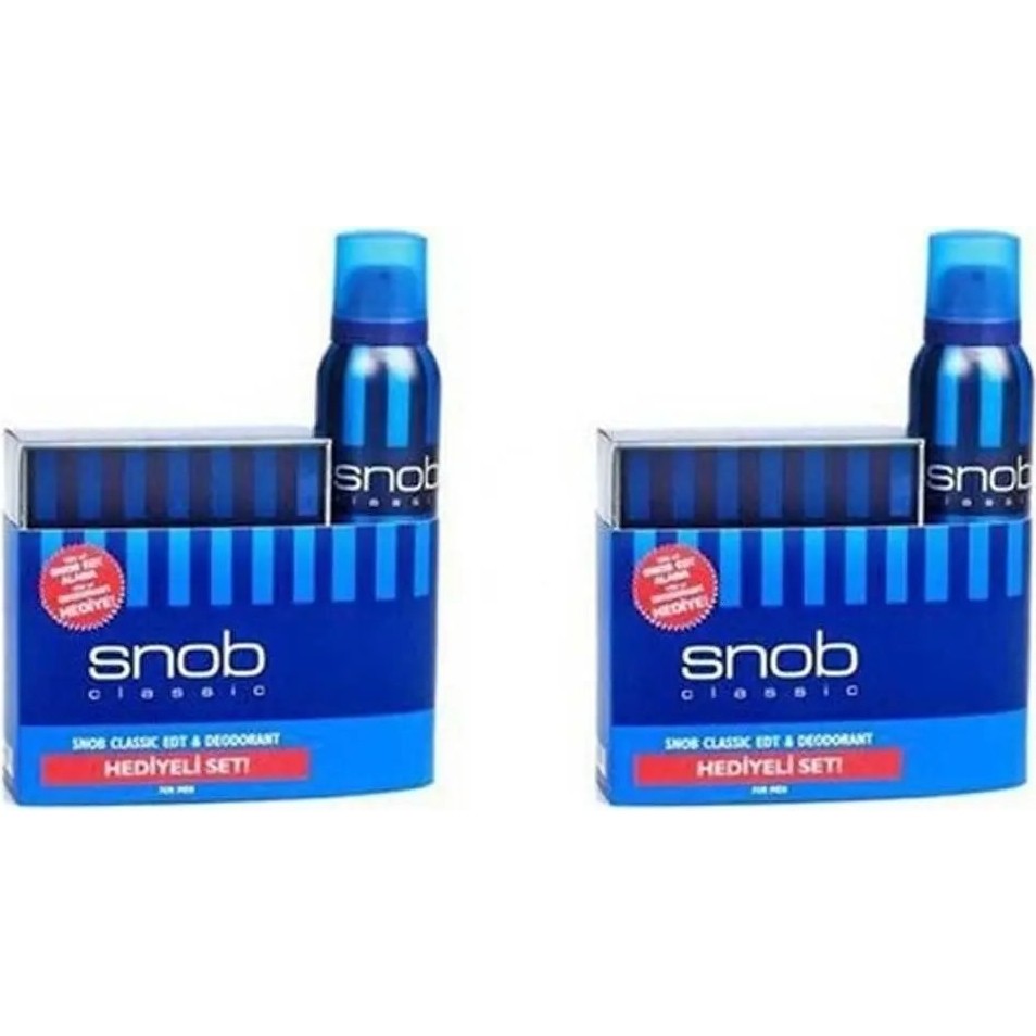 Snob Parfüm Classic +Deodorant Hediyeli Set 2 Adet Parfümler Fiyatı