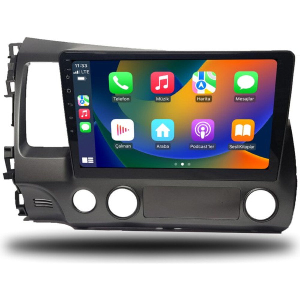 Snooper Honda Civic Fd6 Android Carplay Multimedya 2007-2011 6gb Ram + 128GB Hafıza + 8 Çekirdek Oto Görüntü Sistemleri Fiyatı