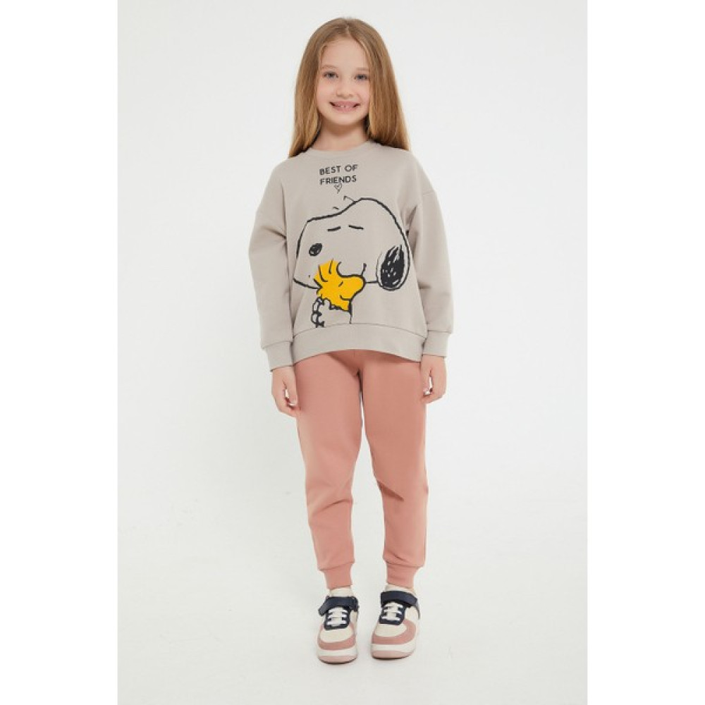 Snoopy Lisanslı Best Of Friends Gri Kız Çocuk Eşofman Takım Kız Çocuk Tulum ve Salopet Fiyatı