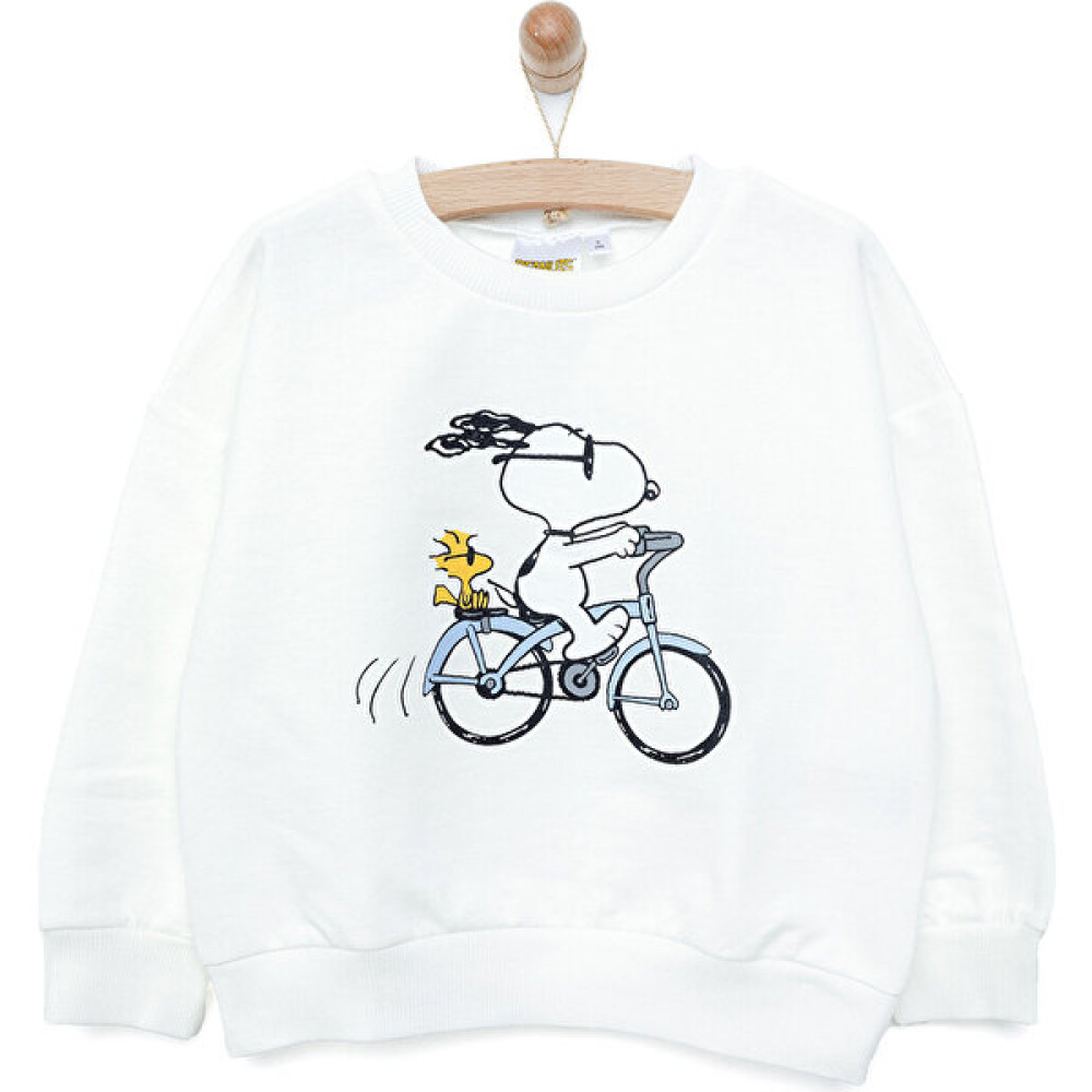 Snoopy - Peanuts 24Y Snoopy Sweatshirt Erkek Bebek Bebek Sweat Shirt Fiyatı