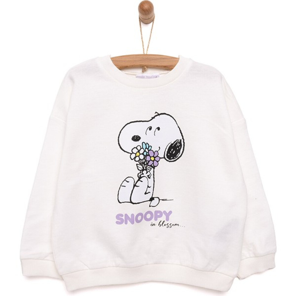 Snoopy Snoopy Peanuts Lisans Sweatshirt Kız Bebek Bebek Sweat Shirt Fiyatı