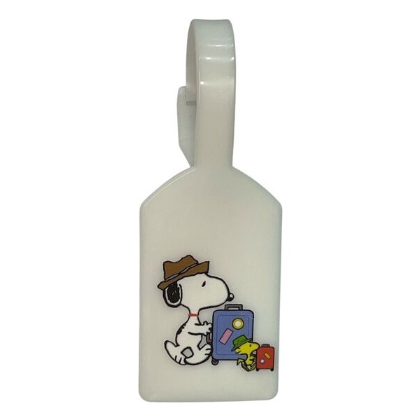 Snoopy Tasarım Bavul Etiketi - 00 Beyaz Bavul / Valiz Fiyatı