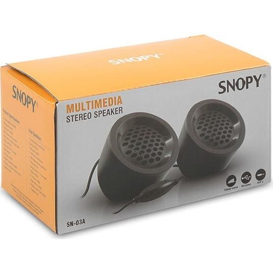 Snopy SN-03A 2.0 Siyah 2wx2 Usb Mini Multimedia Speaker