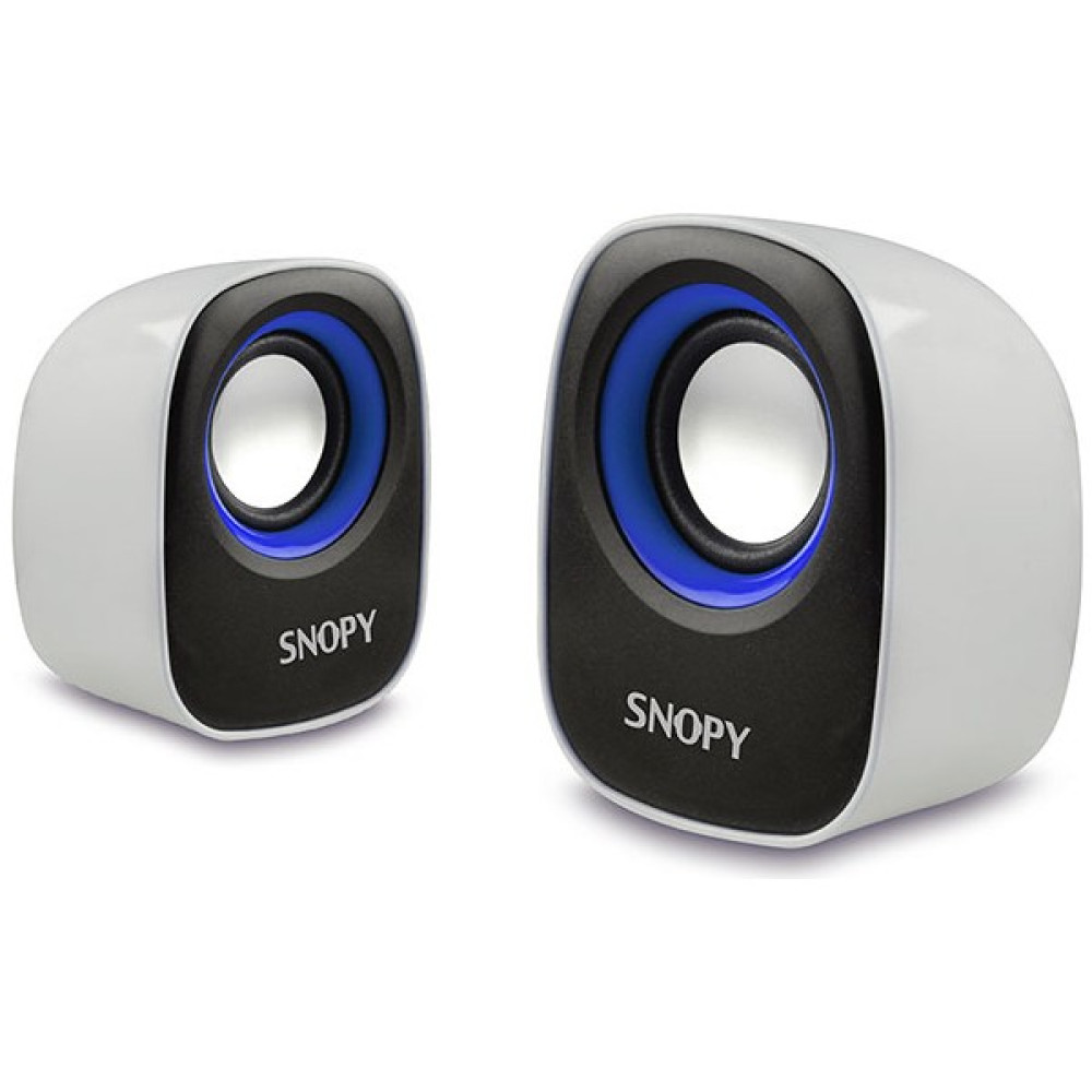 Snopy Sn-120 2.0 Beyaz/Mavi Usb Speaker - Beyaz - Mavi Bilgisayar Speaker Fiyatı