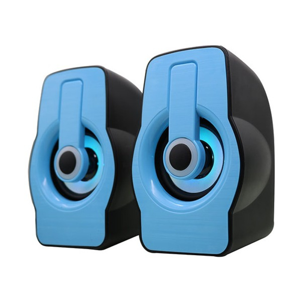 Snopy SN-X23 RGB USB Speaker Mavi - Siyah - Mavi Bilgisayar Speaker Fiyatı