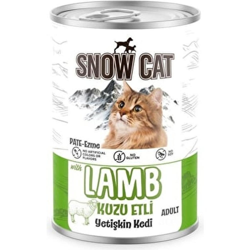 Snow Cat Kuzu Etli Kedi Konserve 400GR Evcil Hayvan Ürünleri Fiyatı