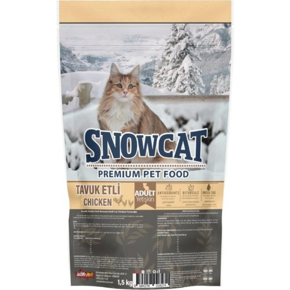 Snow Cat Tavuklu Kedi Maması 1,5 kg Evcil Hayvan Ürünleri Fiyatı