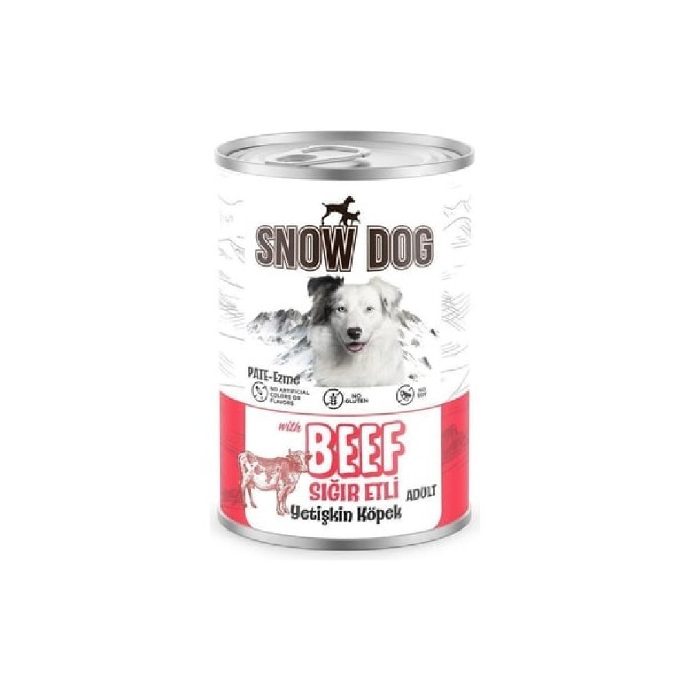 Snow Dog Sığır Etli Köpek Konserve 400GR Evcil Hayvan Ürünleri Fiyatı