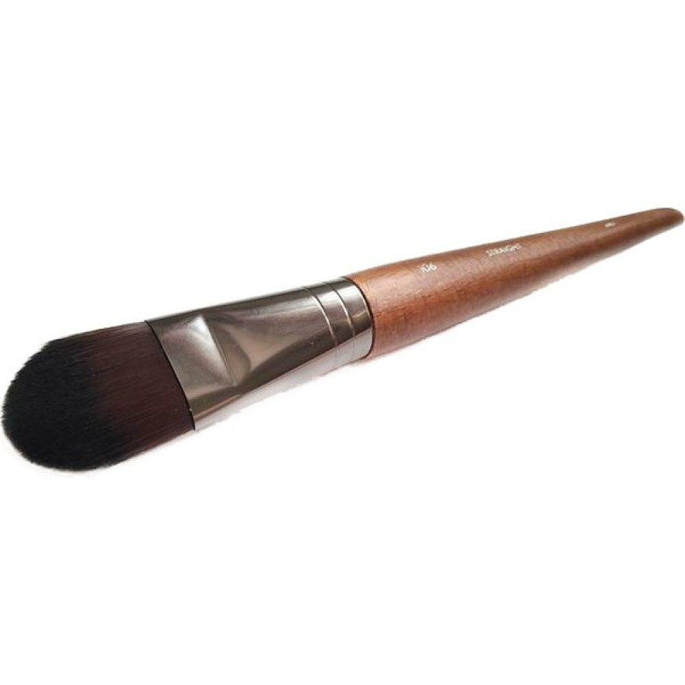 Snow Flake M Serisi 106# Fondöten Fırçası Maske Fırçası Makyaj Fırçası (Yurt Dışından) - Brown Makyaj Fırça ve Aksesuarları Fiyatı