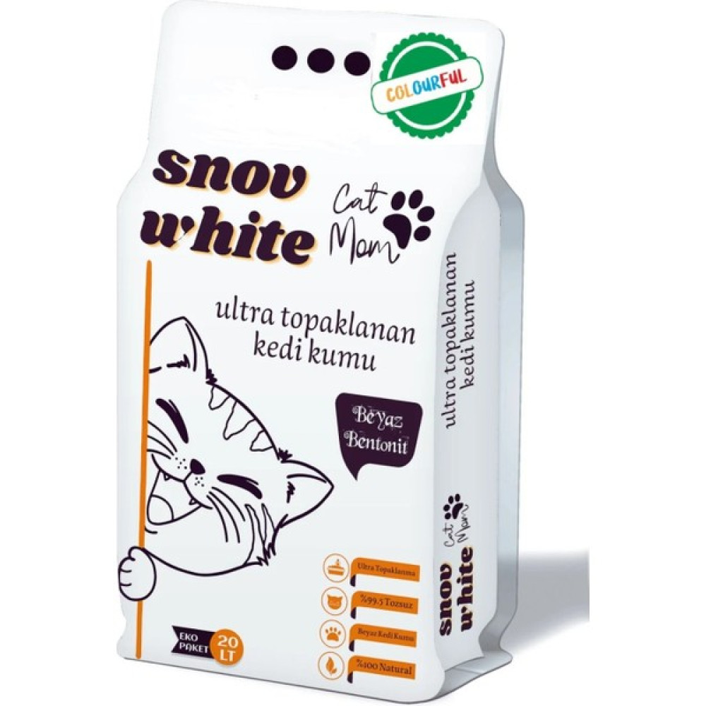 Snow White Colourful Ince Tane Eko 20 Lt Kedi Kumu Evcil Hayvan Ürünleri Fiyatı